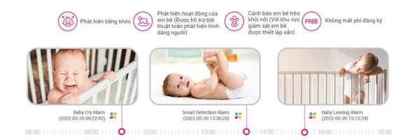 Camera EZVIZ BM1 Chuyên Dụng Giám Sát Bé – Màu Hồng