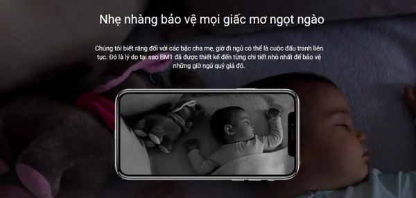 Camera EZVIZ BM1 Chuyên Dụng Giám Sát Bé – Màu Hồng