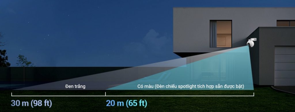 Camera EZVIZ Wifi Ngoài Trời H8 – 3MP