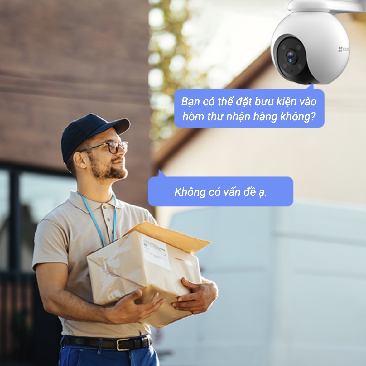 Camera EZVIZ Wifi Ngoài Trời H8 – 3MP