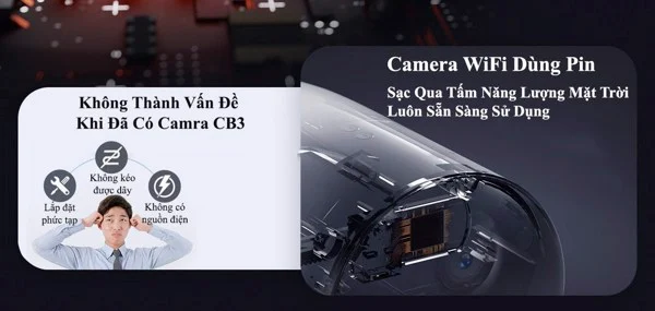 Camera Ngoài Trời Dùng Pin Ezviz CB3 Bản 2MP 1080P