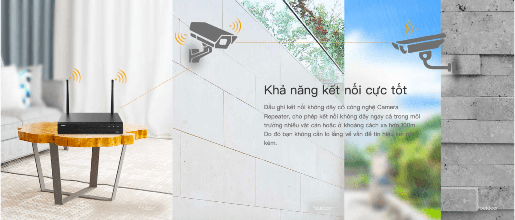 Đầu ghi hình Wifi Camera IMOU 8 kênh 1080P NVR1104HS-W-S2