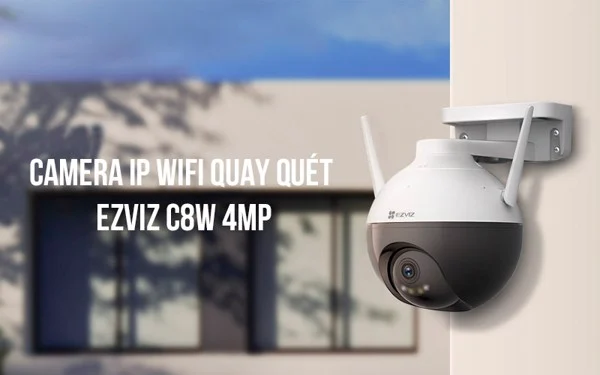 Camera ngoài trời Ezviz C8W – 4MP có màu ban đêm