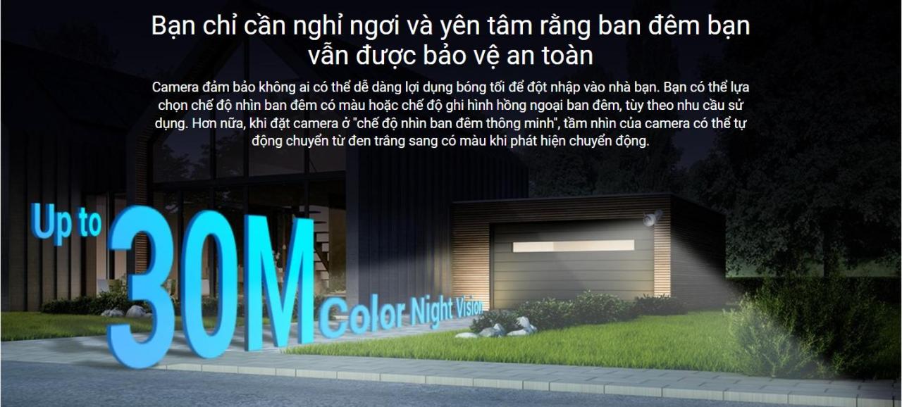 Camera ngoài trời Ezviz H3 bản 5MP quay phim 3K
