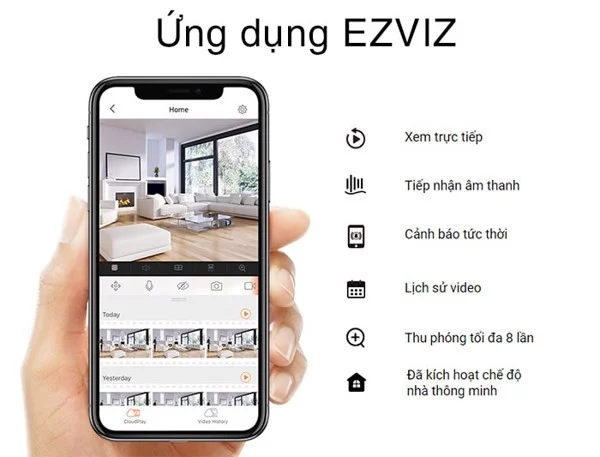 Camera Ezviz C6N 4MP Quay Quét Wifi
