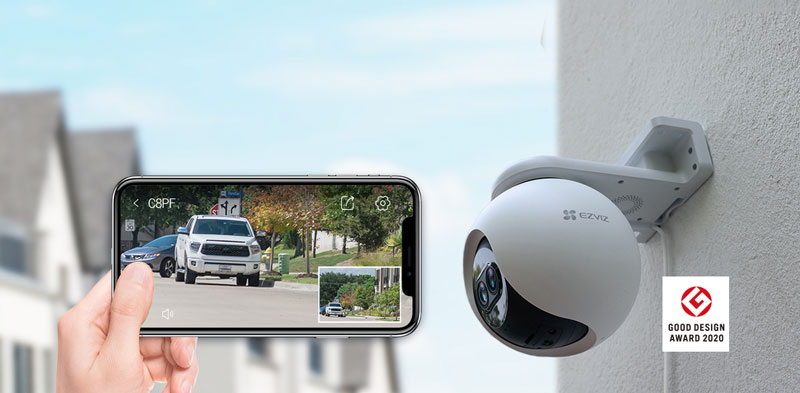 Camera Quay Quét Wifi EZVIZ C8PF Ống Kính Kép 1080P