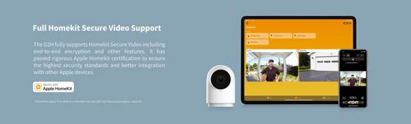 Camera Thông Minh Aqara G2H Tích Hợp Hub Zigbee và Hỗ Trợ Apple Homekit – Phiên Bản Quốc Tế
