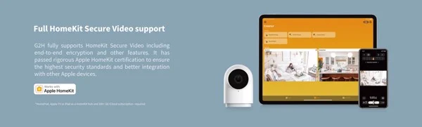 Camera Thông Minh Aqara G2H Tích Hợp Hub Zigbee và Hỗ Trợ Apple Homekit – Phiên Bản Quốc Tế