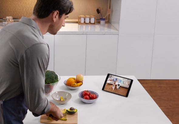 Camera 2K Eufy C24 Security T84001W1, tích hợp còi báo động