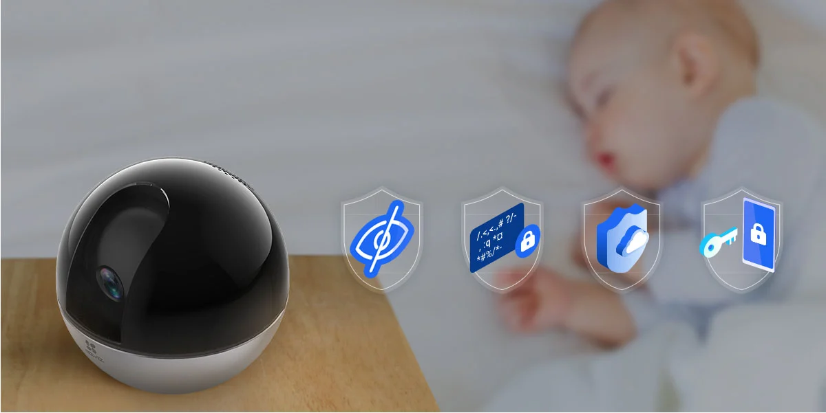 Camera EZVIZ C6W xoay 360 độ