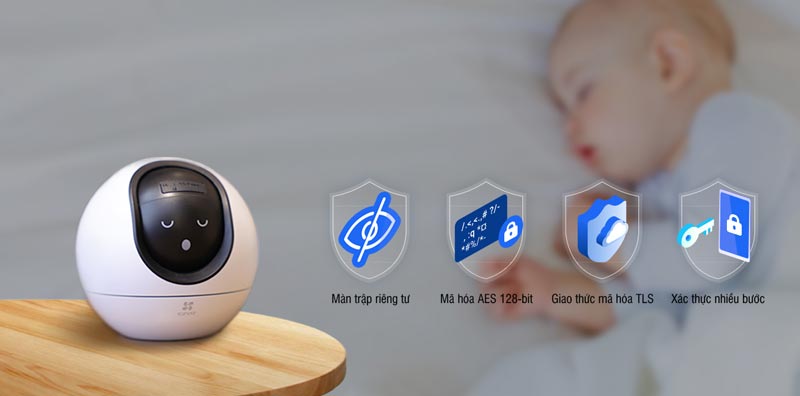 Camera IP Wifi Trong Nhà Ezviz C6 4MP/2K+ – Xoay 360 độ – Đàm Thoại 2 chiều – Điều khiển và nhận dạng hành động vẫy tay