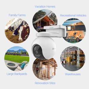 Camera 4G Ezviz EB8 2K 3MP dùng pin