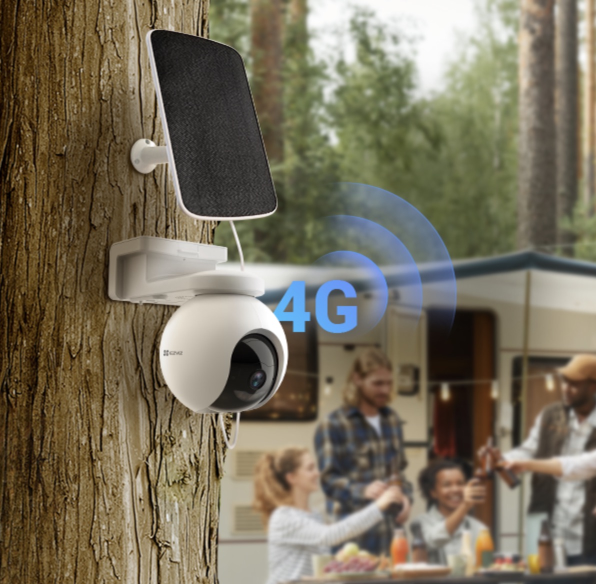 Camera 4G Ezviz EB8 2K 3MP dùng pin