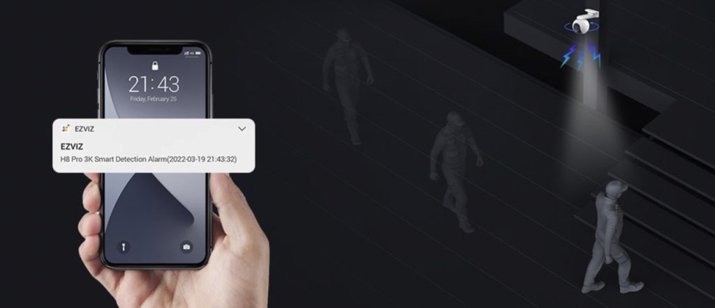 Camera EZVIZ Wifi Ngoài Trời H8 Pro – 5MP