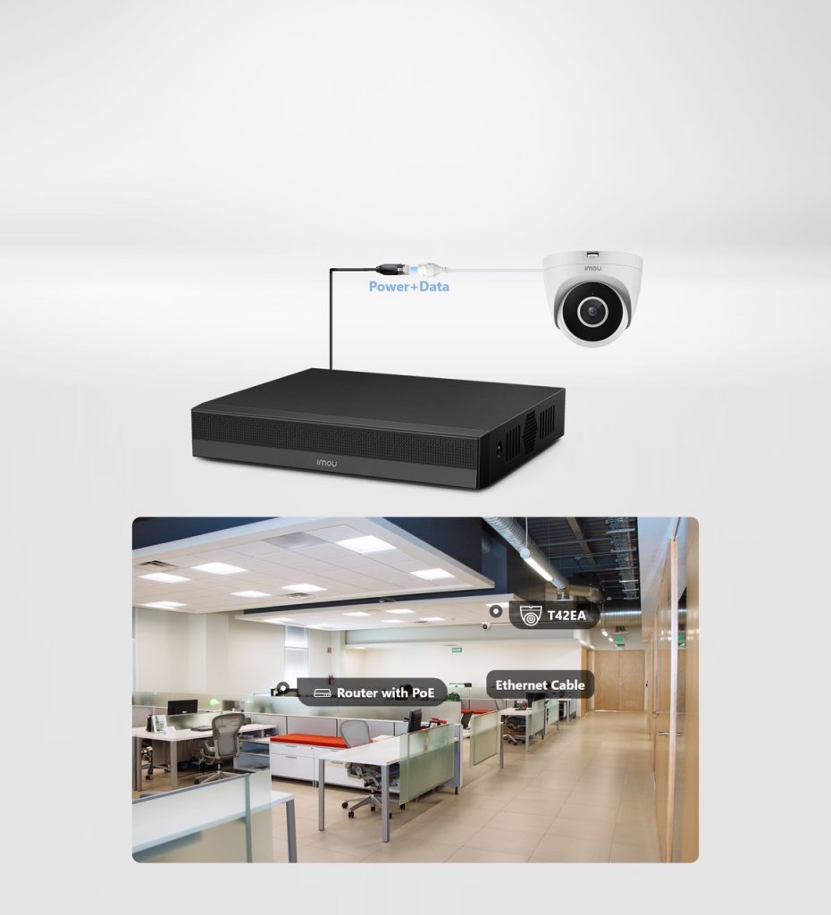 Camera IMOU Dome IPC-T22EA POE gắn trần