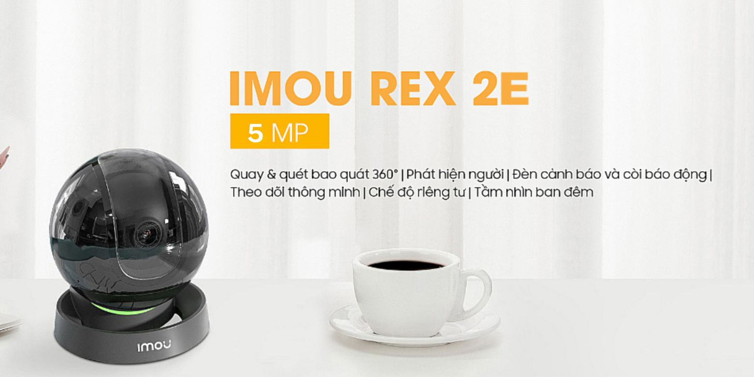 Camera thông minh IMOU REX 2E- Ghi hình màu ban đêm