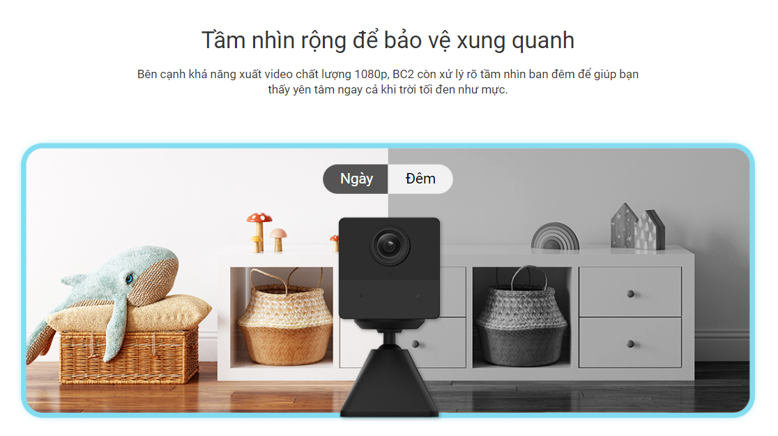 Camera Wi-Fi Dùng PIN EZVIZ BC2