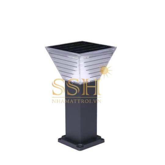 Đèn trụ sân vườn mẫu vuông