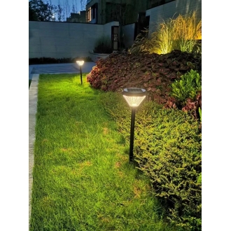 Đèn Trụ Sân Vườn Mẫu Tròn size 80cm năng lượng mặt trời hàng Entelechy TT80