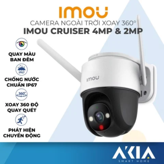 Camera ngoài trời IMOU Cruiser xoay 360 đàm thoại hai chiều loa báo động lớn 4MP