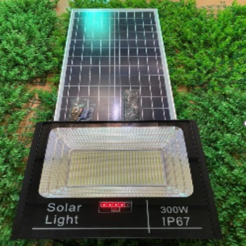  Đèn Pha Báo Pin 300W ánh sáng trắng siêu mạnh LP300