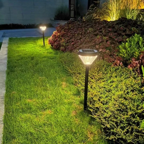Đèn Trụ Sân Vườn Mẫu Tròn size 80cm năng lượng mặt trời hàng Entelechy TT80