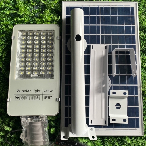 Đèn Năng Lượng Mặt Trời | Đèn Bàn Chải Mắt Ngọc 400W ánh sáng trắng dòng Alpha BCAL400MN