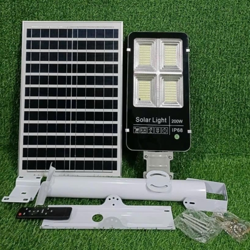 Đèn Năng Lượng Mặt Trời | Đèn Bàn Chải 200W sáng trắng cao cấp BC200
