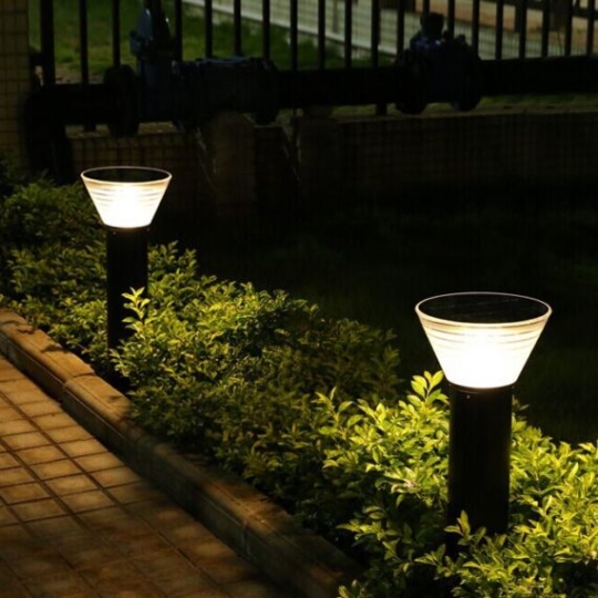 Đèn Trụ Sân Vườn Mẫu Tròn 60cm năng lượng mặt trời TT60a