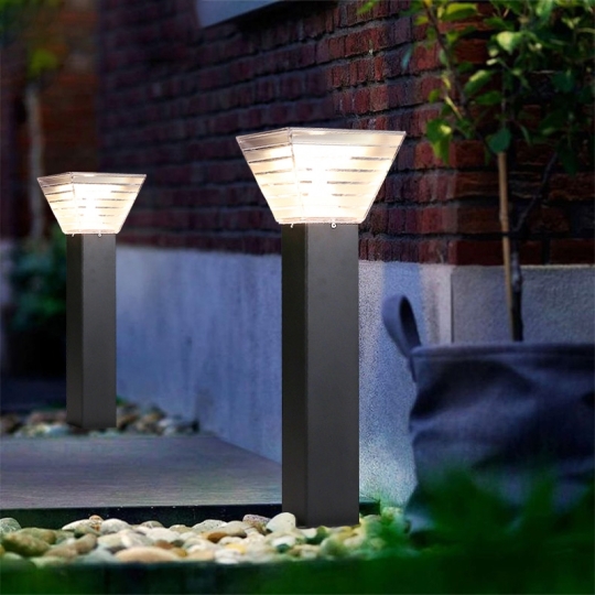 Đèn Trụ Sân Vườn Mẫu Vuông size 60 năng lượng mặt trời TV60