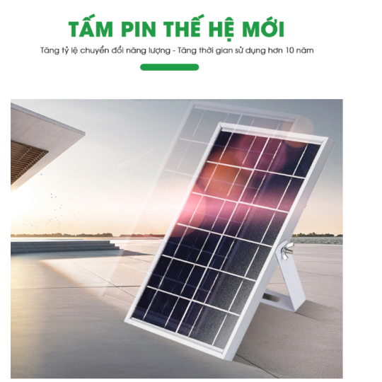 Đèn Năng Lượng Mặt Trời | Đèn Pha Báo Pin 800W ánh sáng trắng công suất cao LP800