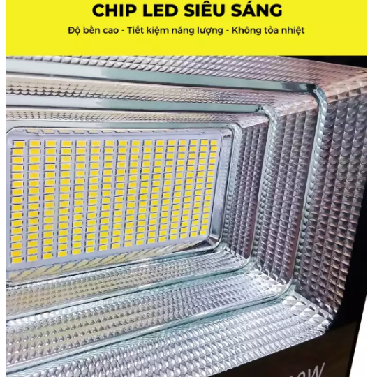 Đèn Pha Báo Pin 100W Ánh Sáng Trắng Sang Trọng LPV100
