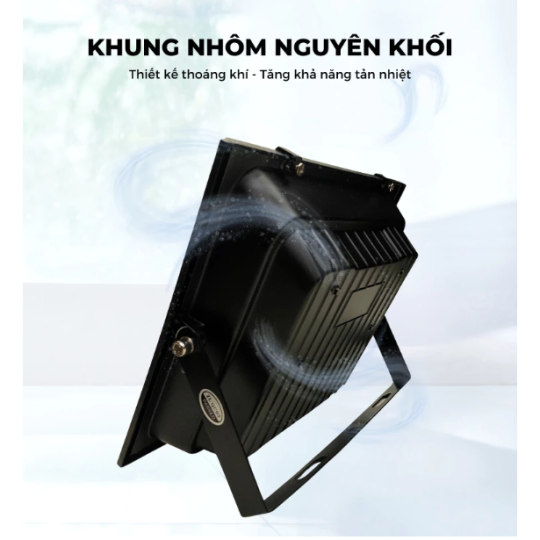 Đèn Pha Báo Pin 200W ánh sáng trắng cực sáng LP200
