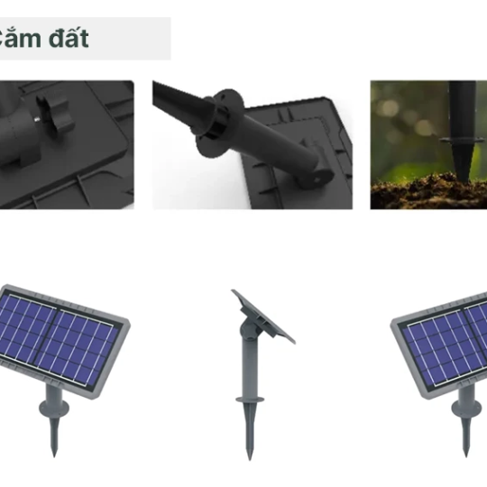 Đèn Led Dây Trang Trí 5m Năng Lượng Mặt Trời Sân Vườn - Đèn Led Nháy RGB 20 Chế Độ