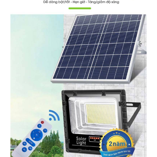 Đèn Pha Báo Pin 200W ánh sáng trắng cực sáng LP200