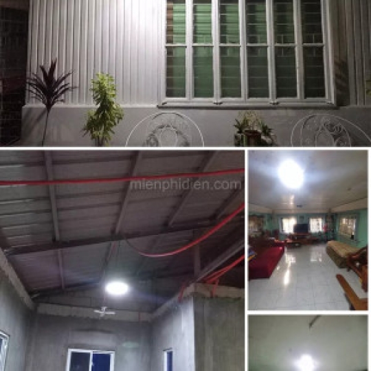 Đèn Năng Lượng Mặt Trời | Đèn Ốp Trần 300W ánh sáng trắng sang trọng OT300a