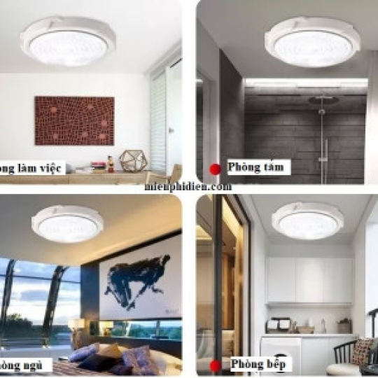 Đèn Năng Lượng Mặt Trời | Đèn Ốp Trần 300W ánh sáng trắng sang trọng OT300a