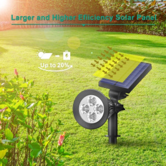 Đèn Cắm Sân Vườn năng lượng mặt trời 2 trong 1 giúp cảnh quan lối đi trở nên sang trọng ấm áp DCSV