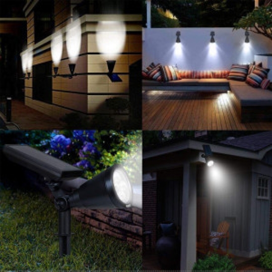 Đèn Cắm Sân Vườn năng lượng mặt trời 2 trong 1 giúp cảnh quan lối đi trở nên sang trọng ấm áp DCSV