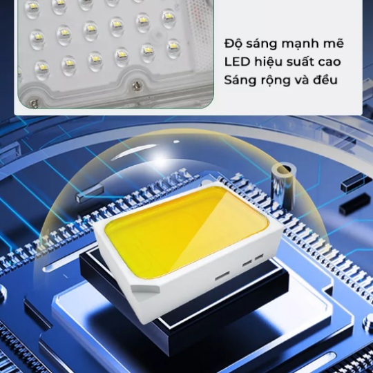 ĐÈN BÀN CHẢI 3 MẶT LED 5450