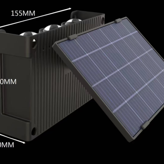 Đèn hẳt tường năng lượng mặt trời 7 màu 30W